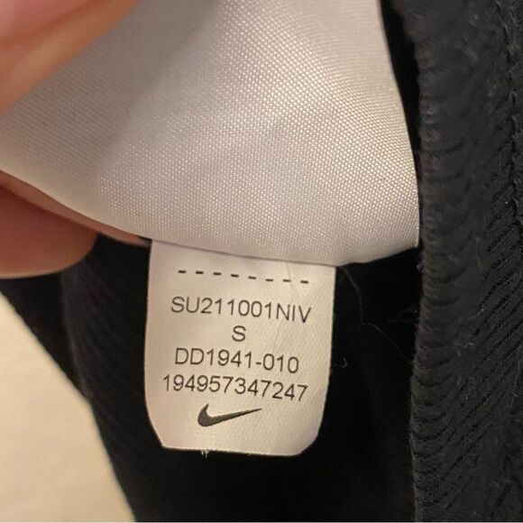 Nik Yoga ribbed Tank Top Dri-Fit Training DD1941 lightweight black womans S - Picture 4 of 6